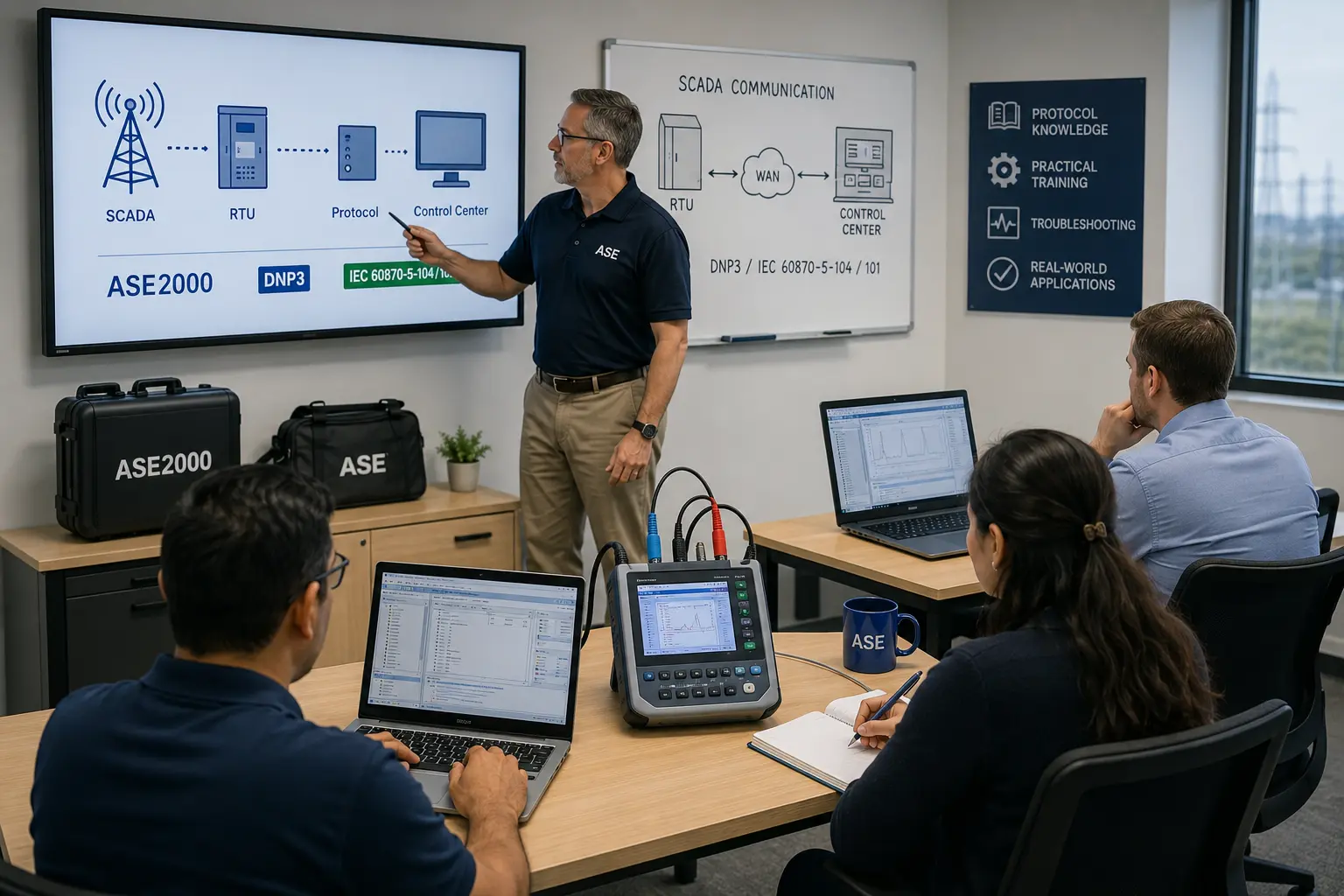 Hands-On Protocol Diagnostics & Testing: Mastering ASE2000, DNP3 & IEC 104
