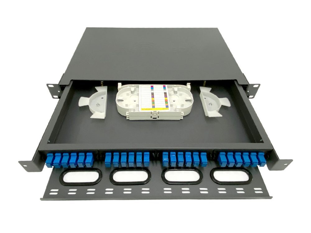 ON-6FLIU 6 Fiber Rack-Mount Sliding Optical Fiber Interconnection Unit